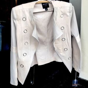 Insight suede jacket with silver detailing
